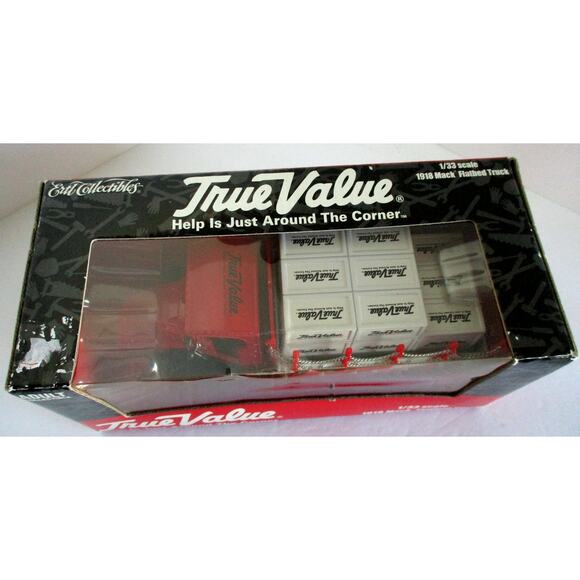 ERTL True Value Die Cast 1918 Mack Flat Bed Truck 21541-1HD - Picture 2 of 6